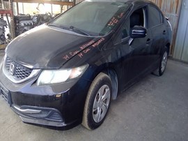 2014 HONDA CIVIC, BLACK, LX MODEL, 1.8L, AT,   A26323